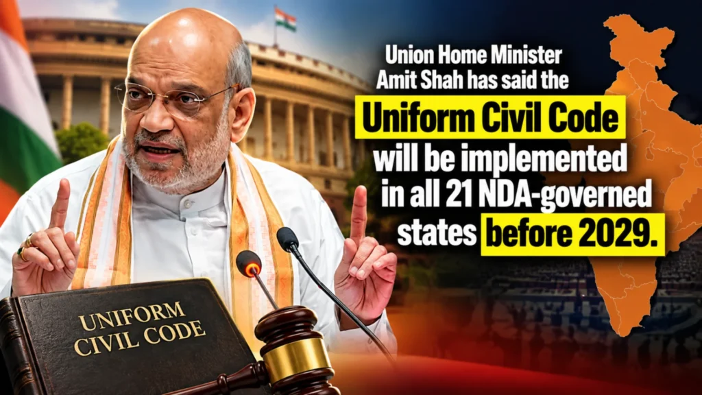Amit Shah Sets 2029 Target for UCC