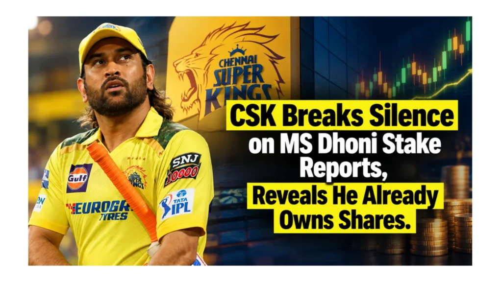 MS Dhoni Wanted a Stake in CSK? Franchise Breaks Silence on Ownership Rumours