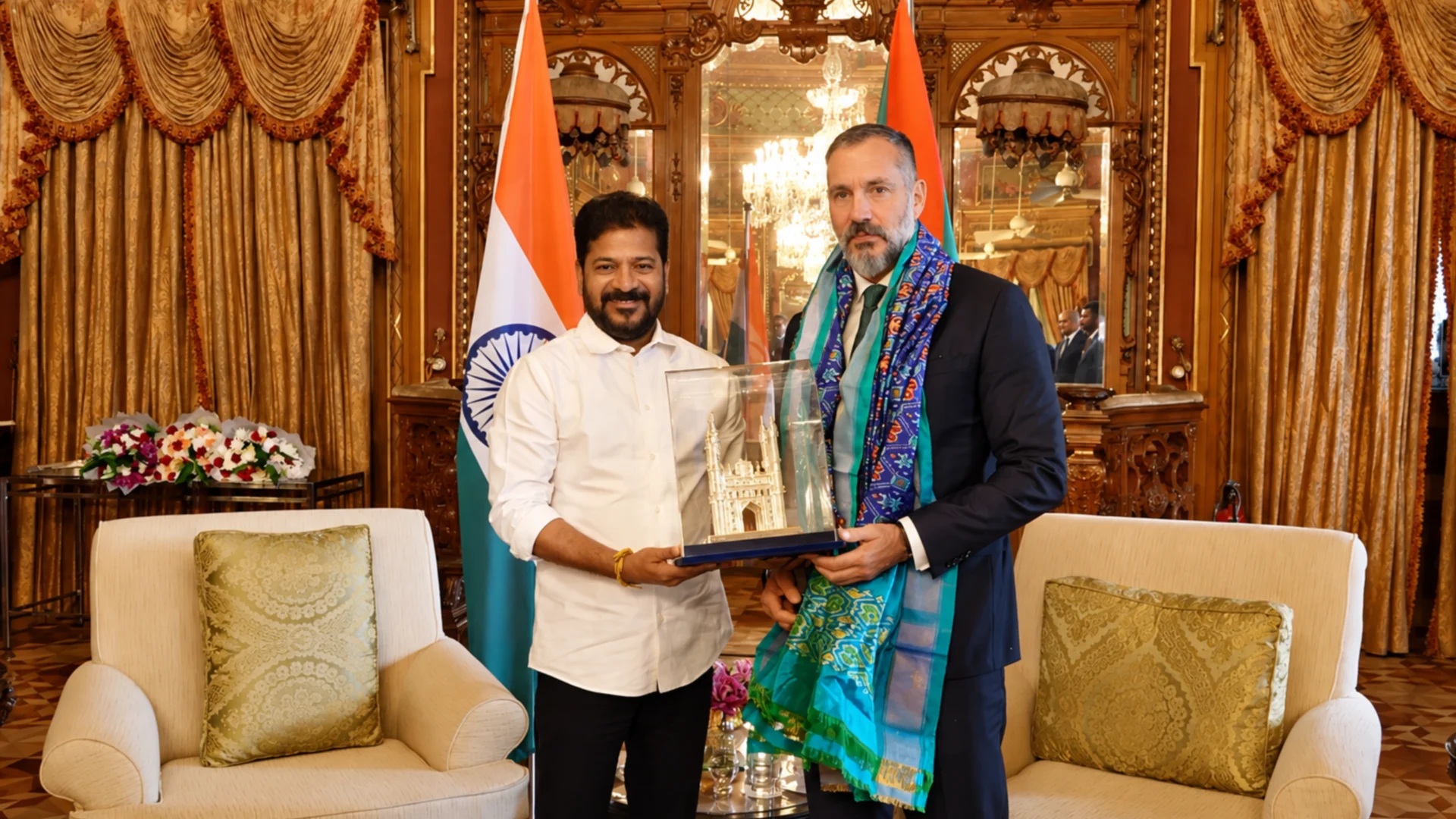 Revanth Reddy Meets Aga Khan to Discuss Telangana’s Heritage Restoration and Development Plans