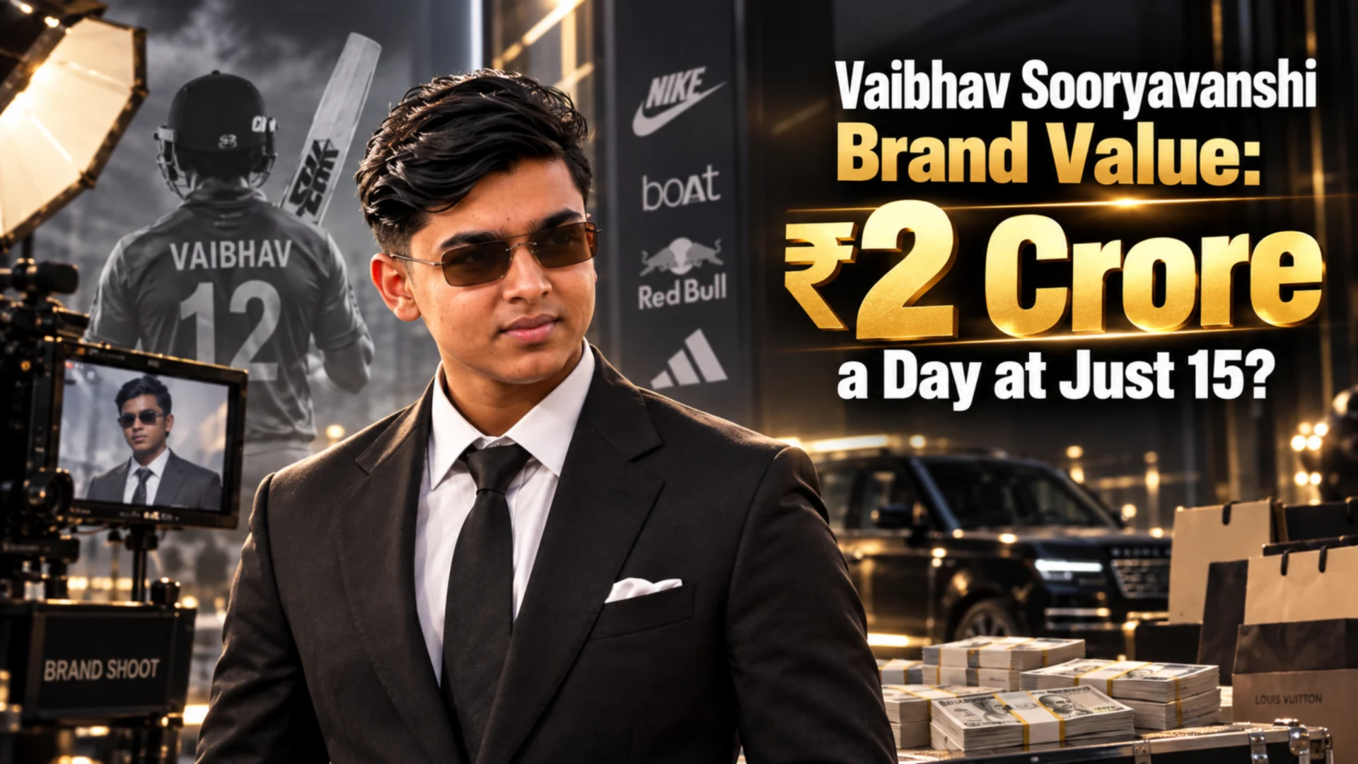Vaibhav Sooryavanshi’s Brand Value Soars: 15-Year-Old Reportedly Commands Up to ₹2 Crore a Day