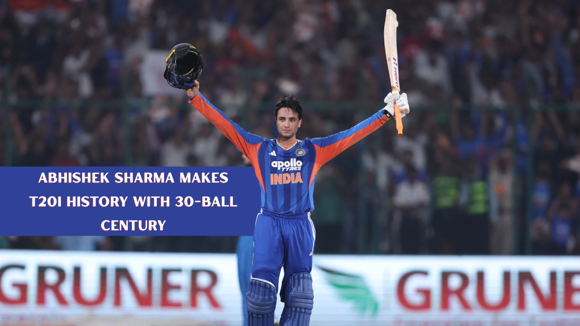 Abhishek Sharma Smashes Fastest T20I Century By Full-Member Batter, Reaches 100 In Just 30 Balls Against Afghanistan