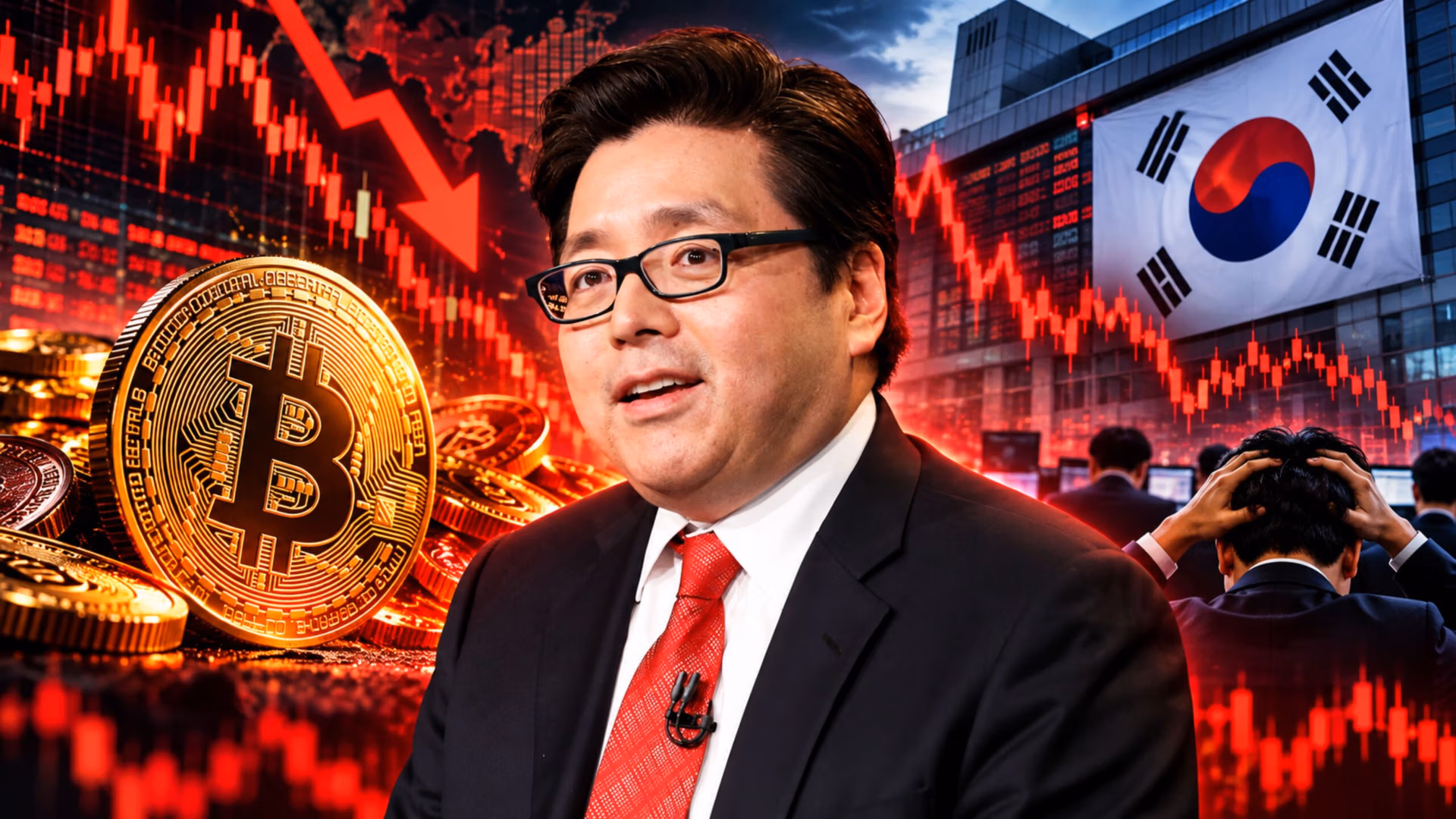 Tom Lee Warns South Korea Stock Market Crash Could Spill Over Into Crypto